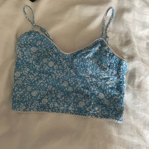 floral tank top